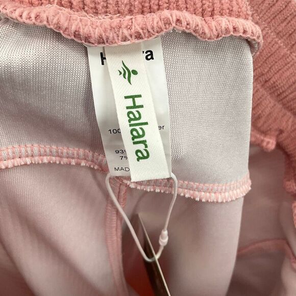 NWT Halara Rosette High Waisted Straight Leg Mop Corduroy Casual Pants XS Tall - Picture 5 of 11